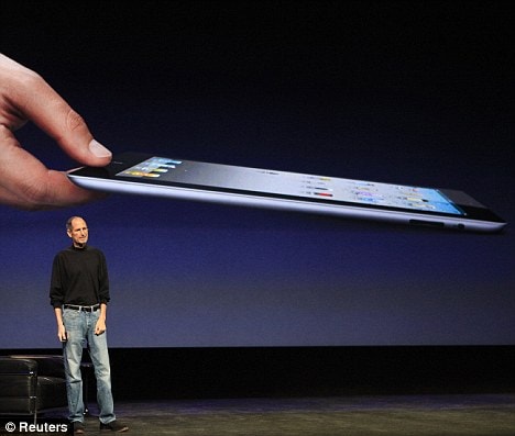 Apple CEO Steve Jobs shows how far web technology has come in 20 years when he reveals the iPad2 earlier this year