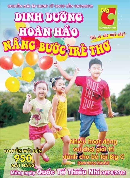 Big C tưng bừng khuyến mãi nhân dịp 1/6 - 1