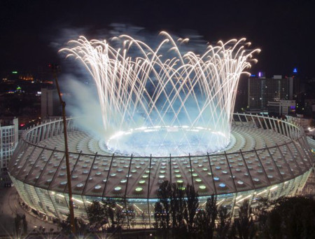 Sân VĐV Olympic tại Kiev là nơi diễn ra trận chung kết, trận đấu cuối cùng tại Euro