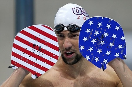 Michael Phelps tập luyện tại Trung tâm thể thao dưới nước ở London