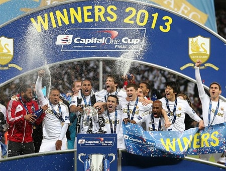 Swansea đã trở thành đội vô địch League Cup 2013