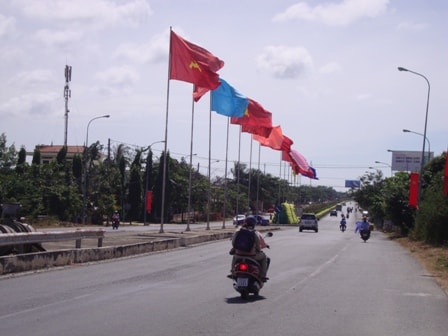 Tuyến đường mang tên Đại tướng Võ Nguyên Giáp trên địa bàn thành phố Vũng Tàu (Ảnh: K.V)