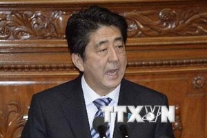 Thủ tướng Nhật Bản Shinzo Abe. (Nguồn: AFP/TTXVN)