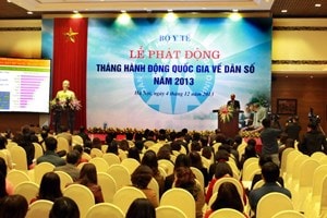 Quang cảnh lễ phát động. (Ảnh: Dương Ngọc/TTXVN)