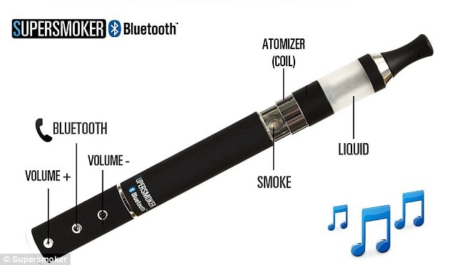 thuốc lá, điện tử, kết nối điện thoại, bluetooth, thông minh,