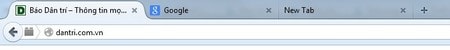 Giao diện các tab trên Firefox 29 có nhiều nét tương đồng với trình duyệt Chrome của Google