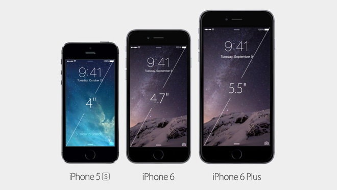 iPhone 6  và iPhone 6 Plus - Ảnh: AppleInsider