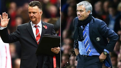 Van Gaal và Mourinho đã có một cuộc tỉ thí mãn nhãn