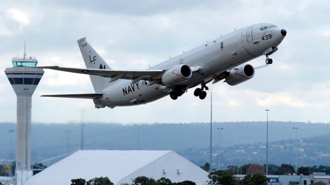 Máy bay P-8 Poseidon của Hải quân Mỹ - Ảnh: Reuters