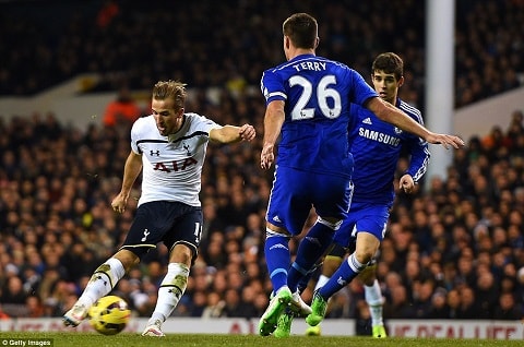 Truoc tran Chelsea vs Tottenham, Courtois da biet cach hoa giai Kane hinh anh