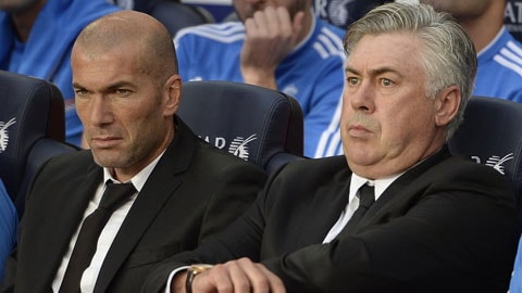 Zidane sẽ thay HLV Ancelotti vào thời điểm nào?