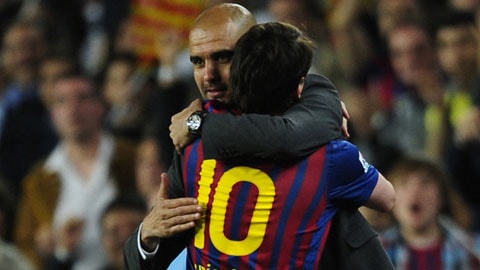 Messi từng là học trò cưng của Guardiola tại Barca