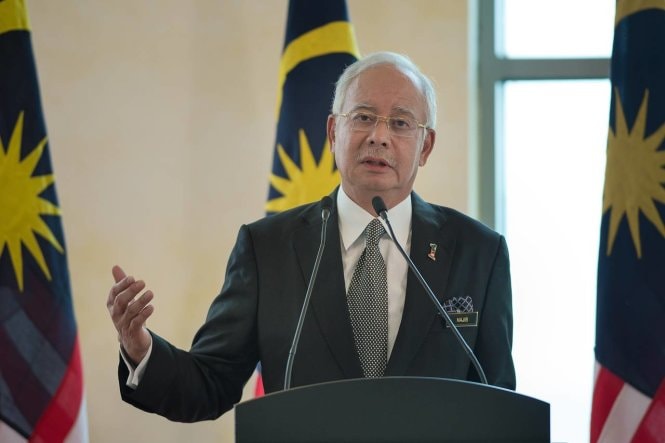Thủ tướng Malaysia Najib Razak - Ảnh: AFP