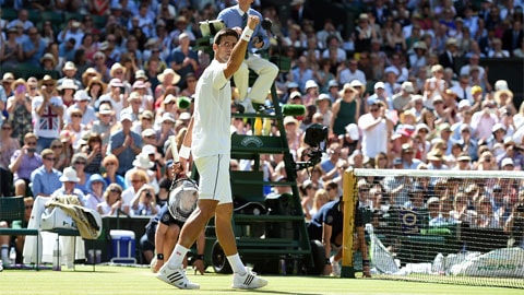 Novak Djokovic lần thứ 4 vào đến chung kết Wimbledon