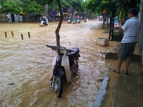 lũ, tuần giáo, điện binh, nước ngập, tài sản, vỡ đập