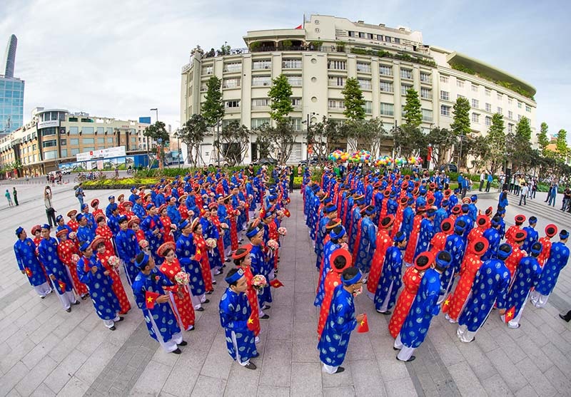 cưới, tập thể, sài gòn, quốc khánh