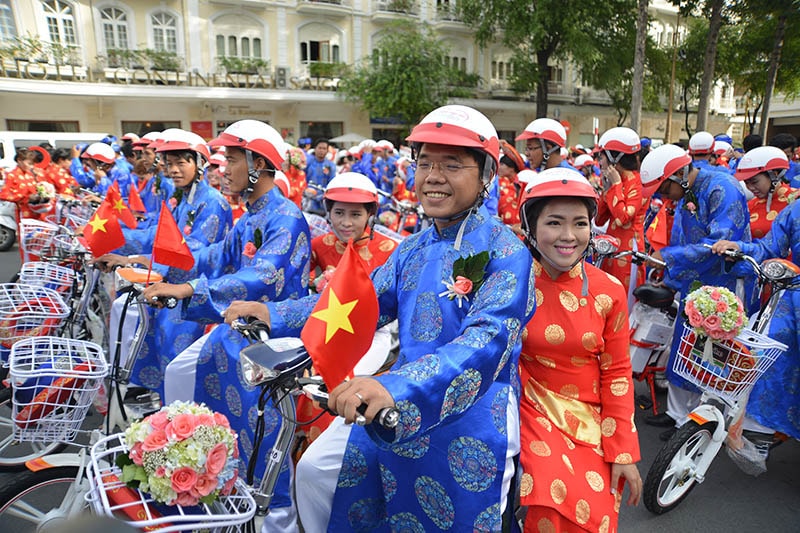 cưới, tập thể, sài gòn, quốc khánh