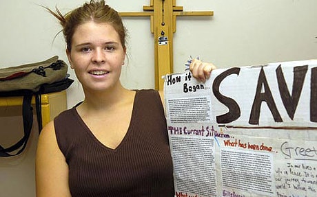 Con tin Mỹ Kayla Mueller bị Baghdadi cưỡng hiếp - Ảnh: Telegraph