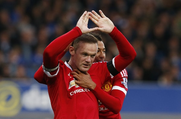 Rooney ghi bàn thắng thứ 187 tại Ngoại hạng Anh, cân bằng thành tích của Andy Cole và chỉ kém Alan Shearer. Ảnh: Reuters.