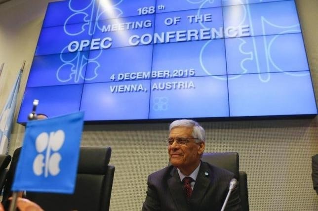 Tổng thư ký OPEC, ông Abdullah al-Badri tại phiên họp của OPEC tại Vienna, Áo ngày 4-12 - Ảnh: Reuters