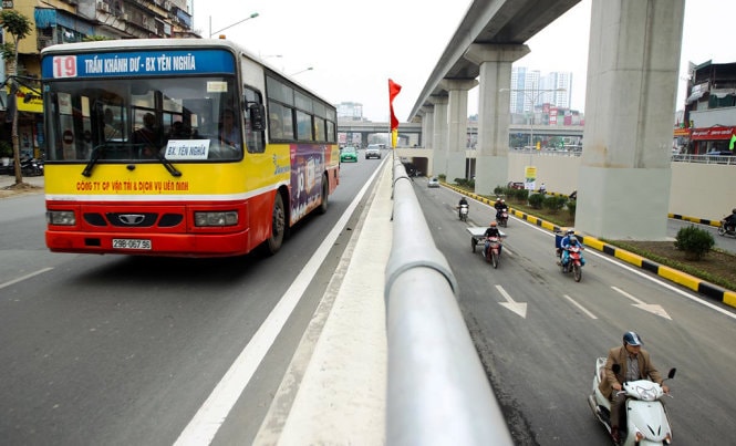 Hầm chui Thanh Xuân có chiều dài 980m, rộng 14m, được khởi công tháng 6-2014, xây dựng theo hướng Nguyễn Trãi - Quốc lộ 6 - Ảnh Nguyễn Khánh