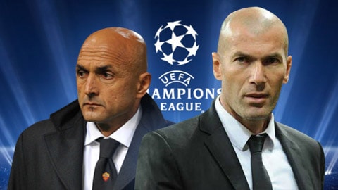 Cả Spalletti và Zidane đều là những HLV có nhiều sáng tạo trong cách dụng quân