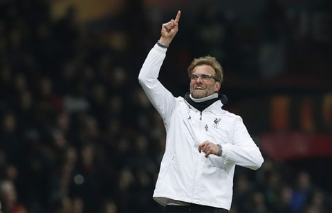 Klopp và Liverpool đang cố gắng tiến xa ở Europa League 2015/16