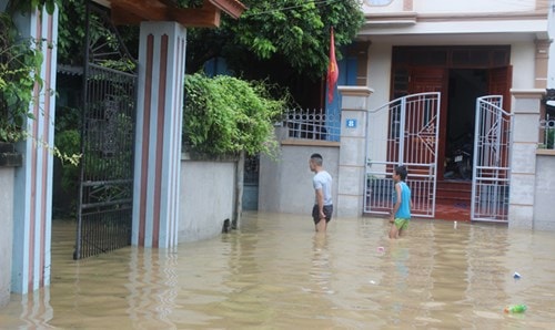 Quảng Ninh mưa lớn, ngập lụt trên diện rộng - ảnh 1