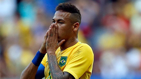 Neymar mờ nhạt, Brazil hòa thất vọng ngày ra quân Olympic