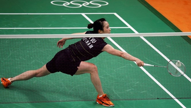 Vũ Thị Trang đã có chiến thắng trong lần đầu tham dự Olympic /// Reuters