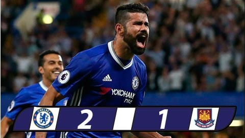 Conte ra mắt suôn sẻ nhờ bàn thắng muộn của Diego Costa