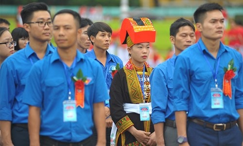 445 đại biểu Thanh niên tiên tiến báo công dâng Bác - ảnh 5