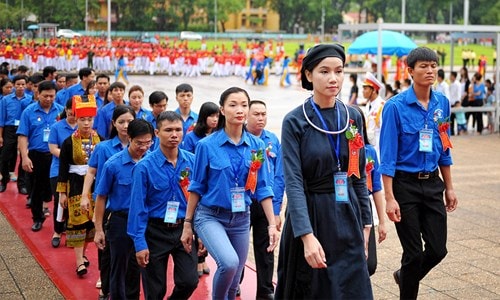 445 đại biểu Thanh niên tiên tiến báo công dâng Bác - ảnh 14