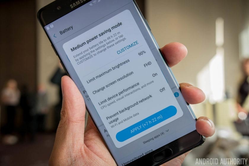tiết kiệm pin, cách tiết kiệm pin, Samsung Galaxy Note 7, Android, smartphone