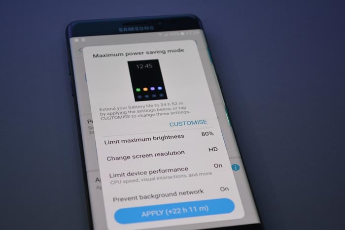 tiết kiệm pin, cách tiết kiệm pin, Samsung Galaxy Note 7, Android, smartphone