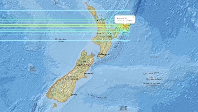 Xuất hiện sóng thần sau động đất 7,1 độ Richter ở New Zealand 