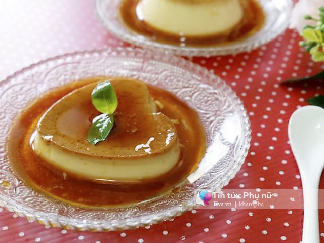 banh flan caramel mem min, thanh mat cuoi tuan - 7