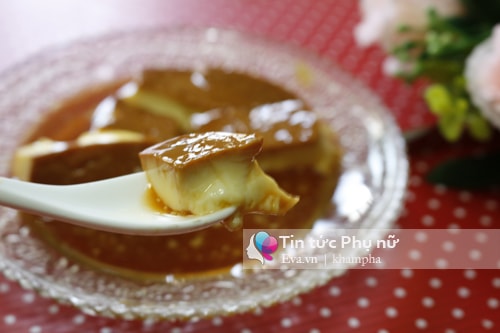 banh flan caramel mem min, thanh mat cuoi tuan - 10