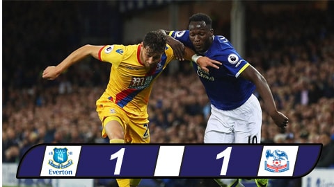 Everton 1-1 Crystal Palace: Show diễn của người Bỉ