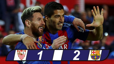 Barca nhọc nhằn lội ngược dòng đánh bại Sevilla