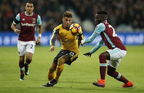 West Ham thi đấu rất nỗ lực nhưng cũng không thể cản được Arsenal