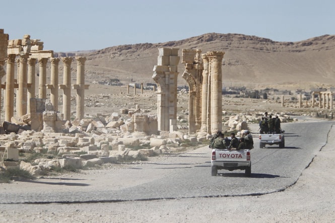 IS tái chiếm thành phố cổ Palmyra sau trận chiến khốc liệt 