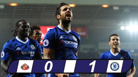 Fabregas lập công, Chelsea bỏ xa Arsenal và Liverpool