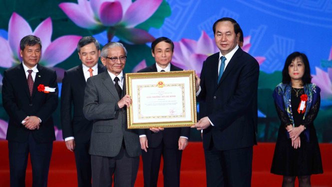 Trao 'Nobel Việt Nam' cho 16 công trình khoa học công nghệ 