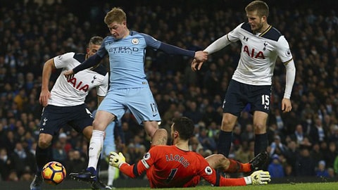 De Bruyne ghi bàn thứ 2 cho Man City