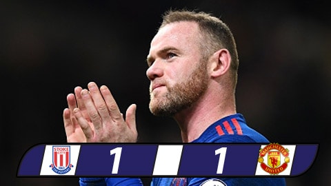 Rooney lập kỷ lục, cứu M.U thoát thua