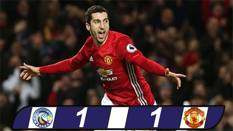 Mkhitaryan ghi bàn, M.U nắm lợi thế trước Rostov