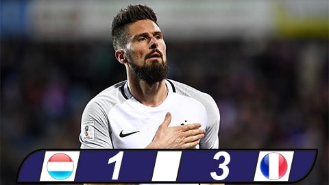 Giroud giúp Pháp nối dài mạch bất bại tại VL World Cup