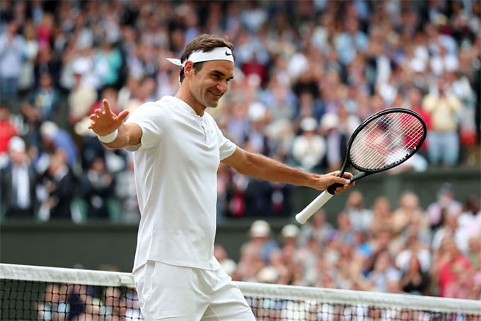 Federer vẫn vậy bình tình và giành chiến thắng thuyết phục