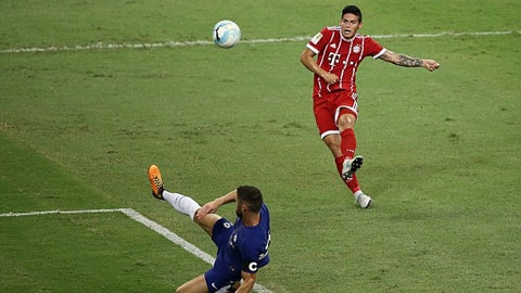 James Rodriguez thi đấu khá vô duyên ở trận này